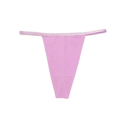 Freedombeauty | plus Size Underwear Women's Pure Cotton 150.00kg Thin Strap Invisible G-string Sexy Support