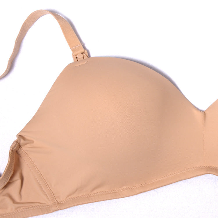 Freedombeauty | Full Cup Thin Smooth Wirless Large Size Nursing Bra European and American Nursing Underwear Maternity Bra 100cde