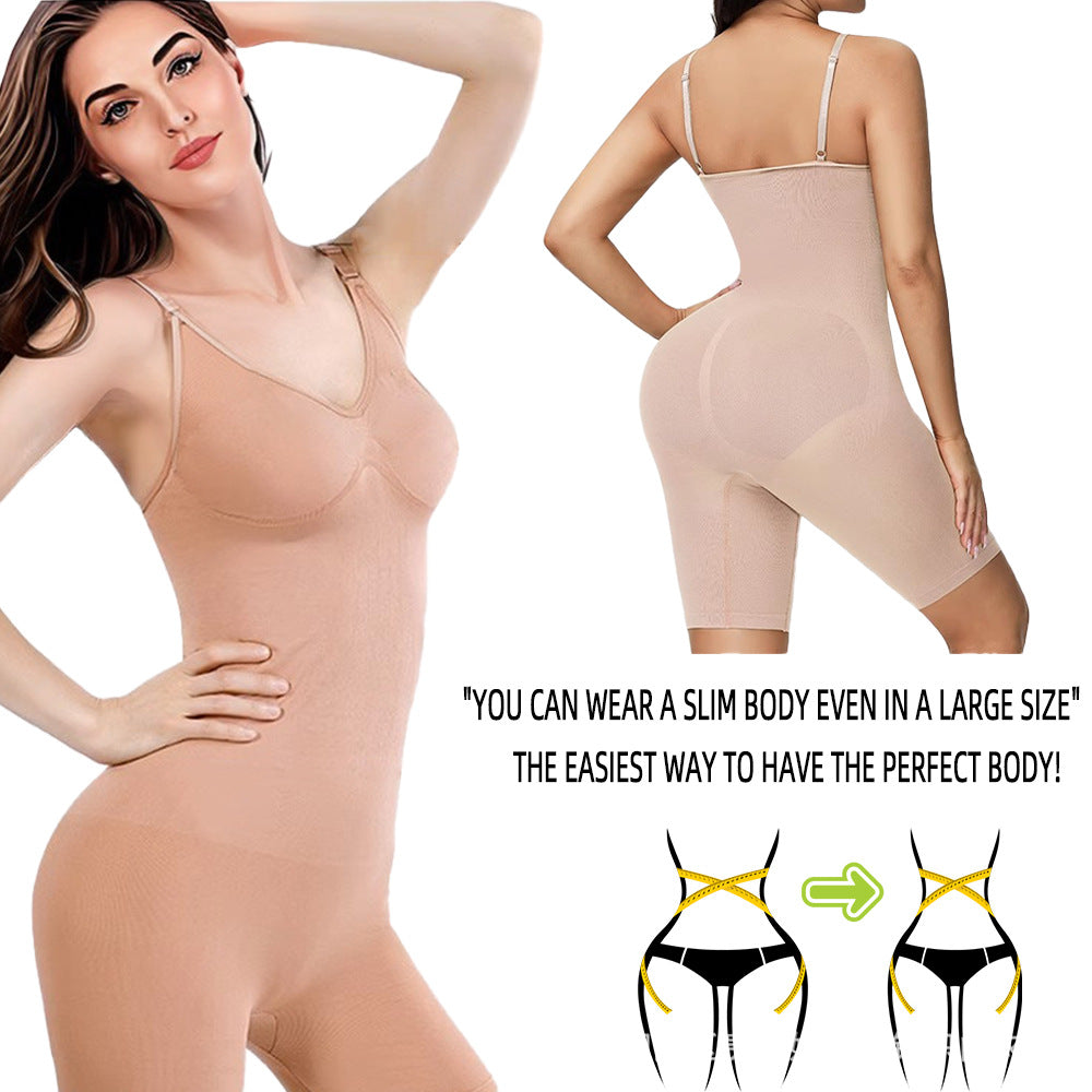 freedombeauty|European and American Shaping Bodysuit Skims Shapewear Push-Up Women's Tummy Control Pants Plus Size Open Crotch Boxer Briefs