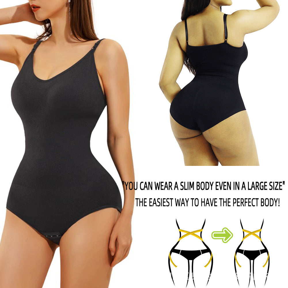 freedombeauty|Plus Size Waist Cincher Corset Hip Lift Body Shaper One-piece Shapewear Women's Tummy Control Push-up Tight Underwear Slimming Shapewear