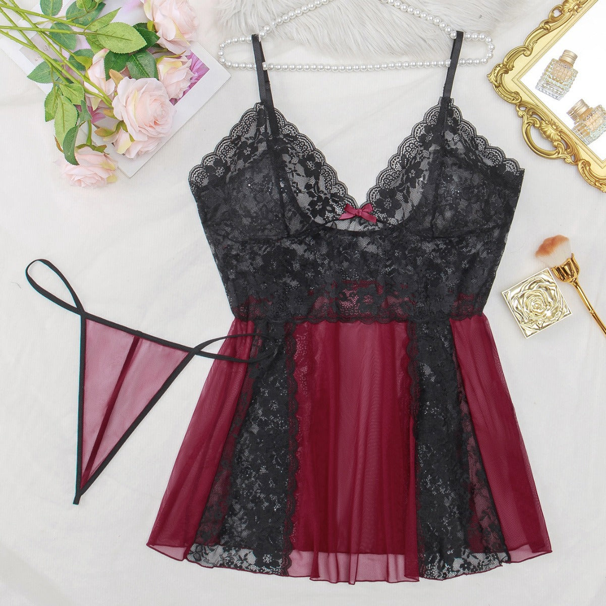 Freedombeauty | European and American plus Size High-End Quality Sexy Sexy Skirts Hot Slip Dress Set plus Size