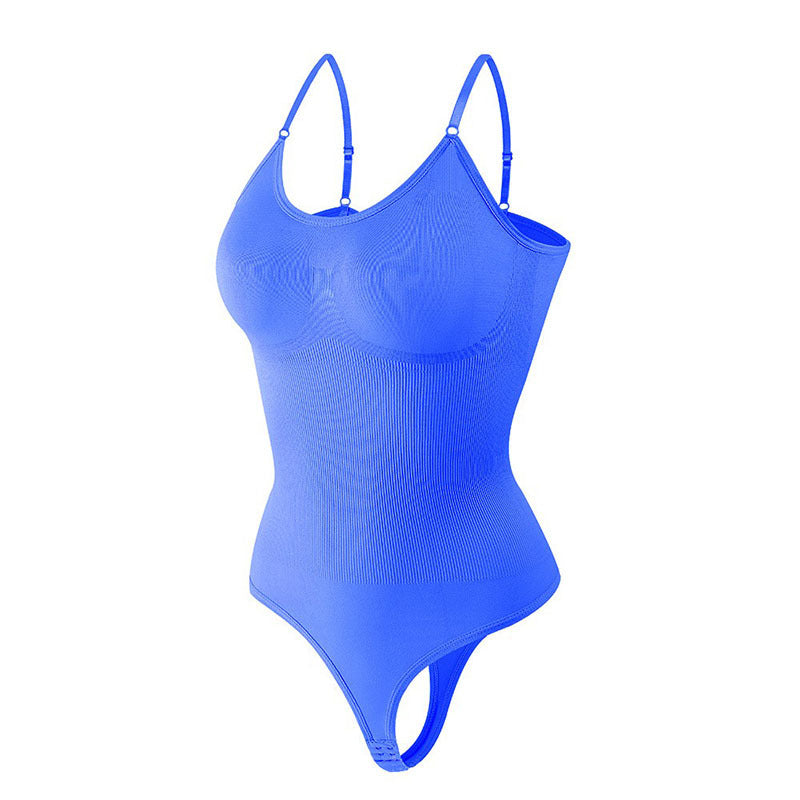 freedombeauty|European and American One-Piece Shapewear Postpartum Abdomen Control Pants Triangle Thong Waist Cincher Hip Lifter Shaping Plus Size Tight One-Piece Bodysuit for Women