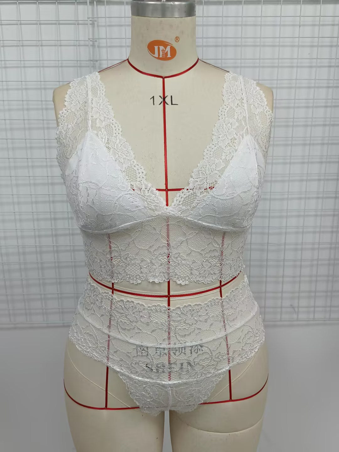 Freedombeauty | Temptation plus Size Sexy Lingerie Suit New Gathering Bra Sexy Lingerie in Stock plus Size