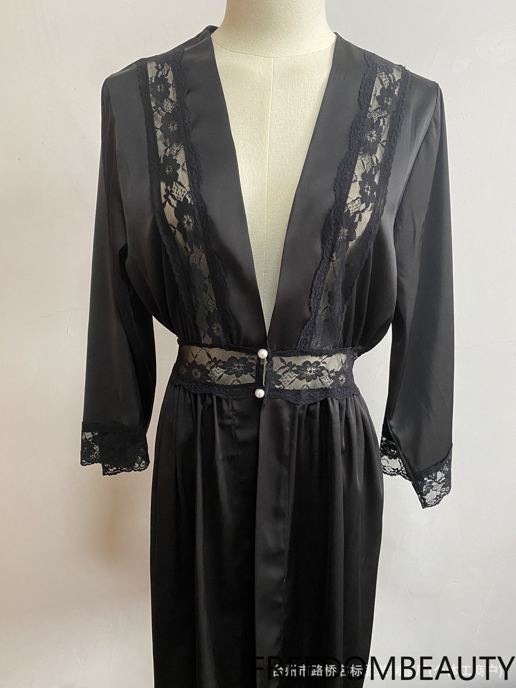 FREEDOMBEAUTY | 7060 nightgown, pearl buckle nightgown