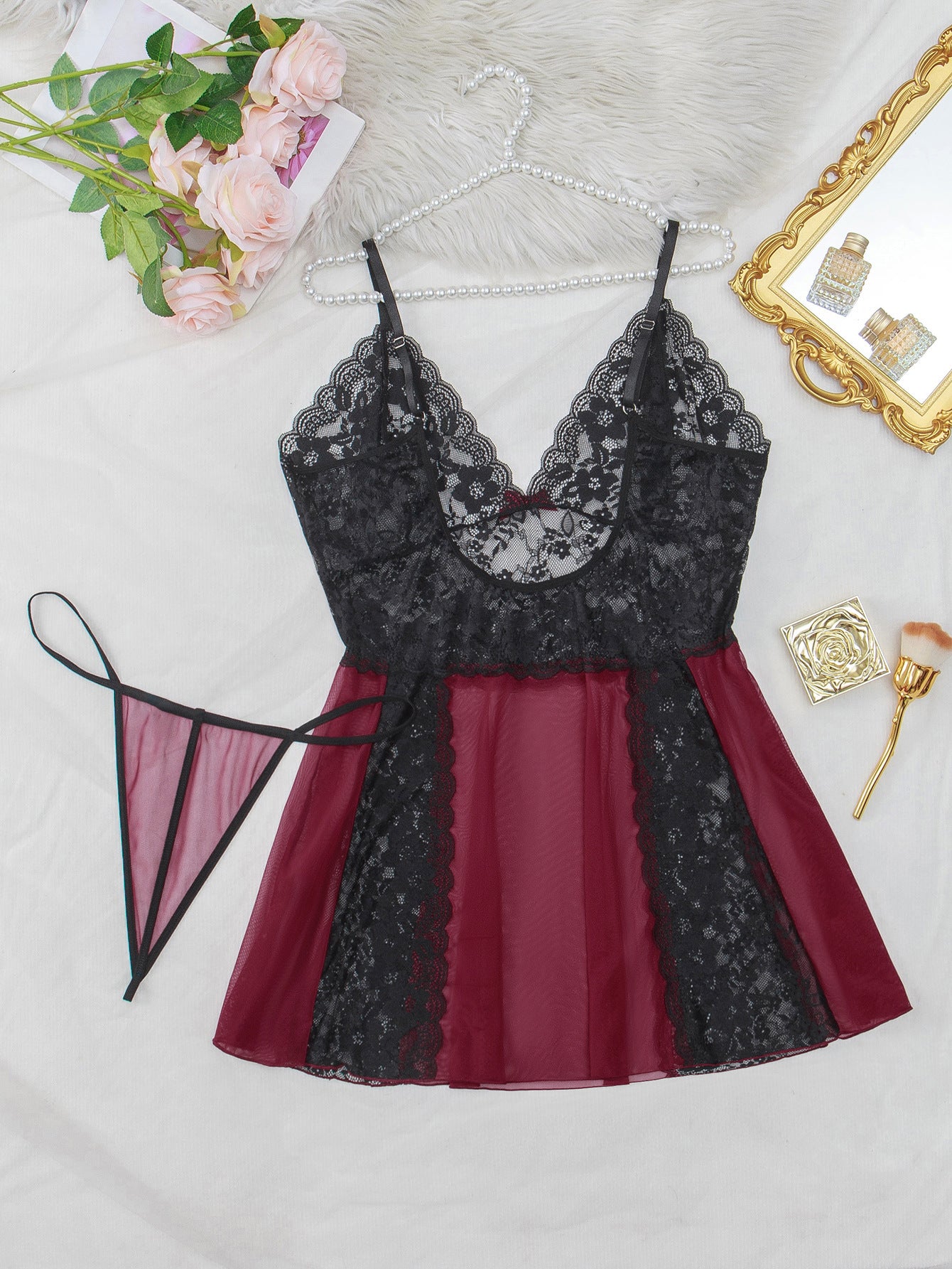 Freedombeauty | European and American plus Size High-End Quality Sexy Sexy Skirts Hot Slip Dress Set plus Size